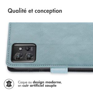 iMoshion Étui de téléphone portefeuille Luxe Motorola ThinkPhone - Bleu clair