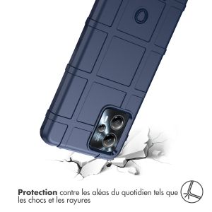 iMoshion Coque Arrière Rugged Shield Motorola Moto G13 - Bleu foncé
