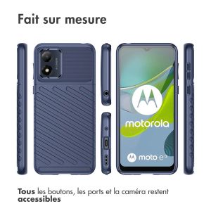 iMoshion Coque Arrière Thunder Motorola Moto E13 - Bleu foncé