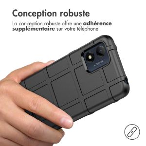 iMoshion Coque Arrière Rugged Shield Motorola Moto E13 - Noir