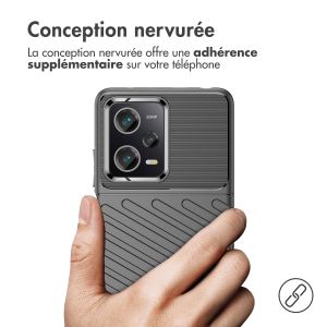 iMoshion Coque Arrière Thunder Xiaomi Poco X5 Pro 5G - Noir