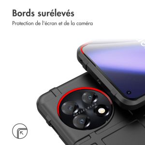 iMoshion Coque Arrière Rugged Shield OnePlus 11 - Noir