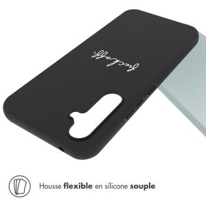 iMoshion Coque Design Samsung Galaxy A54 (5G) - Fuck Off - Noir