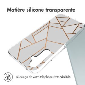 iMoshion Coque Design Samsung Galaxy A54 (5G) - White Graphic