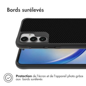 iMoshion Coque Rugged Hybrid Carbon Samsung Galaxy A55 - Noir