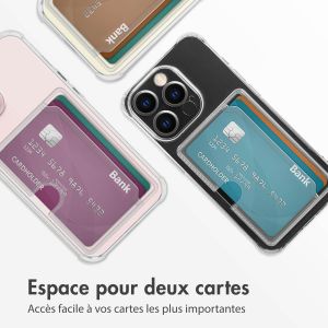 iMoshion Coque silicone avec porte-cartes iPhone 13 Pro - Transparent