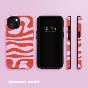 Selencia Coque arrière Vivid iPhone 13 - Dream Swirl Pink