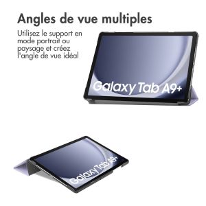 iMoshion Coque tablette Design Samsung Galaxy Tab A9 Plus - Flowers Distance