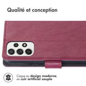 iMoshion Étui de téléphone portefeuille Luxe Samsung Galaxy A33 - Bordeaux