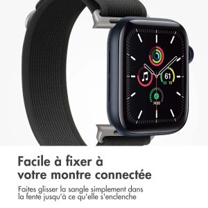iMoshion Bracelet en nylon Trail Apple Watch Series 1-9 / SE - 38/40/41 mm - Noir