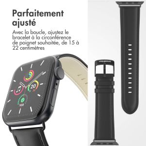 iMoshion Bracelet en cuir Classique Apple Watch Series 1-9 / SE - 38/40/41 mm - Noir