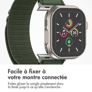 iMoshion Bracelet en nylon Alpine Apple Watch Series 1-9 / SE / Ultra (2) - 42/44/45/49 mm - Vert