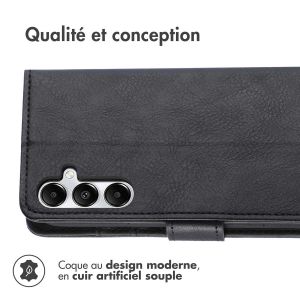 iMoshion Étui de téléphone portefeuille Luxe Samsung Galaxy A55 - Noir