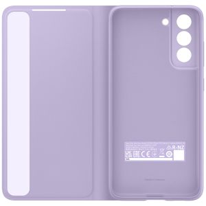 Samsung Original étui de téléphone portefeuille Clear View Galaxy S21 FE - Lavender