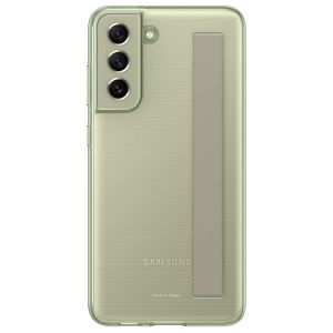 Samsung Original Coque Slim Strap Galaxy S21 FE - Olive Green