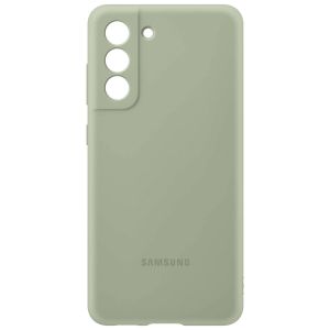Samsung Original Coque en silicone Galaxy S21 FE - Olive Green