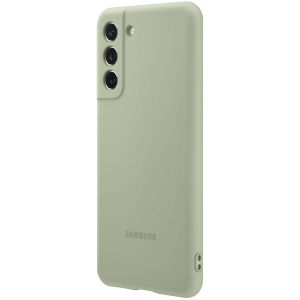 Samsung Original Coque en silicone Galaxy S21 FE - Olive Green