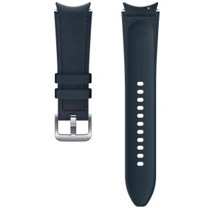 Samsung Original Bracelet Cuir Hybrid 20mm M/L Galaxy Watch Active 4 / Active 2 - Navy