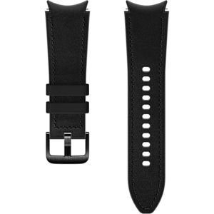Samsung Original Bracelet Cuir Hybrid S/M Galaxy Watch / Watch 3 / Watch 4 / Active 2 / 4 : 40-41-42-44mm - Noir