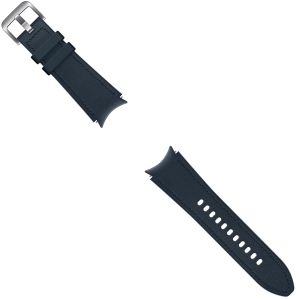 Samsung Original Bracelet Cuir Hybrid 20mm S/M Galaxy Watch Active 4 / Active 2 - Navy