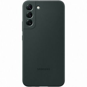 Samsung Original Coque en silicone Galaxy S22 Plus - Dark Green