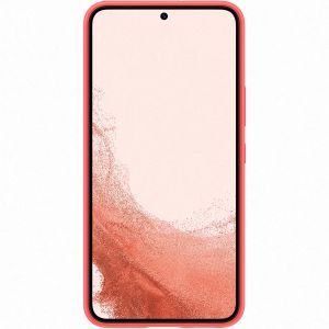 Samsung Original Coque en silicone Galaxy S22 - Coral