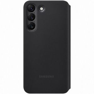 Samsung Original étui de téléphone portefeuille Clear View Galaxy S22 - Black