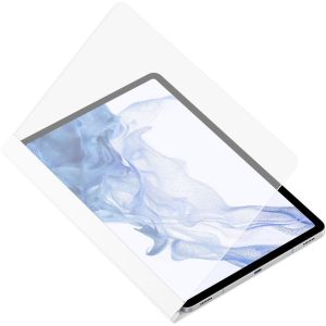 Samsung ﻿Original Note View Cover Galaxy Tab S8 / S7 - Blanc