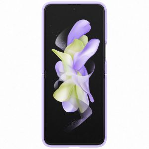 Samsung Original Coque en silicone Ring Galaxy Z Flip 4 - Bora Purple