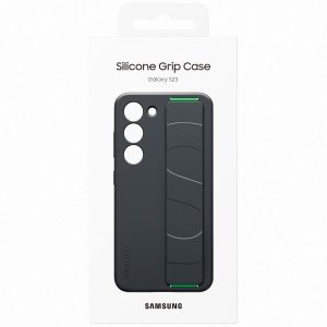 Samsung Coque arrière Grip originale Samsung Galaxy S23 - Noir