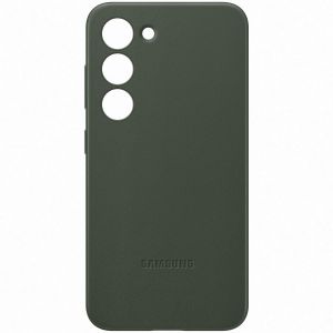 Samsung Original Coque en cuir Samsung Galaxy S23 - Vert