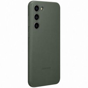 Samsung Original Coque en cuir Samsung Galaxy S23 Plus - Vert