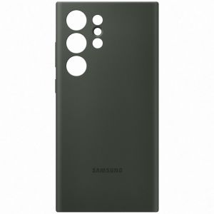 Samsung Original Coque en silicone Galaxy S23 Ultra - Khaki
