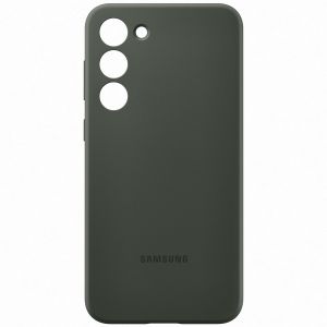 Samsung Original Coque en silicone Galaxy S23 Plus - Khaki