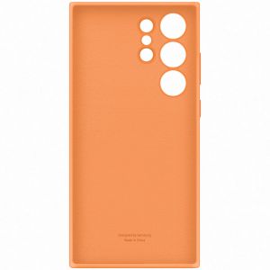 Samsung Original Coque en silicone Galaxy S23 Ultra - Orange