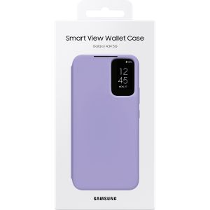 Samsung Original Coque S View Samsung Galaxy A34 (5G) - Blueberry