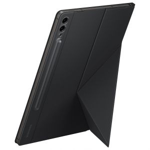 Pour Samsung Galaxy Tab S9 FE Étui pour tablette en cuir intelligent TPU de  couleur pure à 3 plis avec fente pour stylo (lavande)