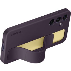 Samsung Coque arrière originale Standing Grip Galaxy S24 Plus - Dark Violet
