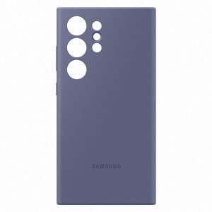 Samsung Original Coque en silicone Galaxy S24 Ultra - Violet