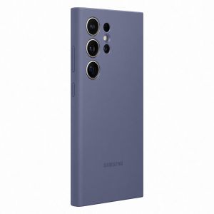 Samsung Original Coque en silicone Galaxy S24 Ultra - Violet