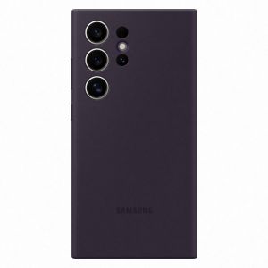 Samsung Original Coque en silicone Galaxy S24 Ultra - Dark Violet