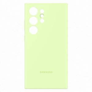 Samsung Original Coque en silicone Galaxy S24 Ultra - Light Green