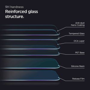 Spigen Protection d'écran en verre trempé GLAStR Fit + Applicator iPhone 11