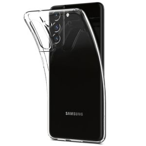Spigen Coque Liquid Crystal Samsung Galaxy S21 FE - Transparent