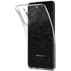 Spigen Coque Liquid Crystal Samsung Galaxy S21 FE - Crystal Quartz