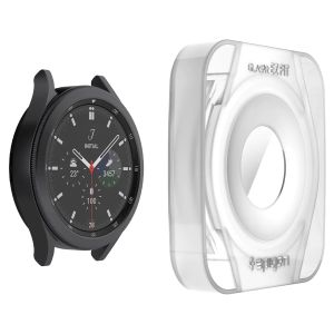Spigen Protection d'écran EZ FIT Glas.tR avec applicateur Samsung Galaxy Watch 4 Classic - 42 mm - Transparent