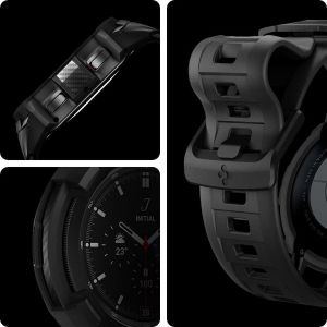 Spigen Rugged Armor™ Pro Case  Samsung Galaxy Watch 4 - 46 mm - Noir