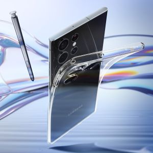Spigen Coque Liquid Crystal Samsung Galaxy S22 Ultra - Transparent