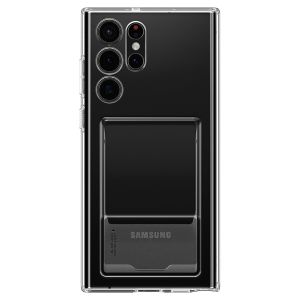 Spigen Coque Crystal Slot Samsung Galaxy S22 Ultra - Transparent