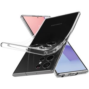 Spigen Coque Crystal Flex Samsung Galaxy S22 Ultra - Transparent